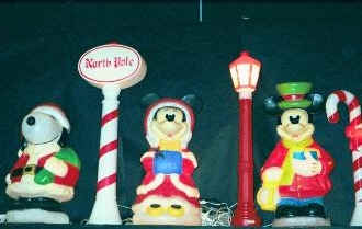 Santas Best - Mickey Mouse Item Number SB61780 - Minnie Mouse Item Number SB61781 - Snoopy Claus Item Number SB61790