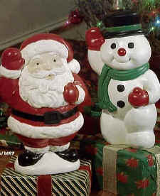 18inch Promo Santa and Snowman - Manufacture Discontinued