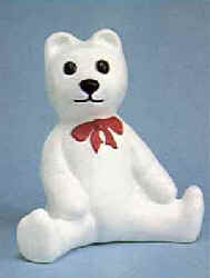 Sitting White Bear - 18inches - Illuminated - Item Number UPI75128