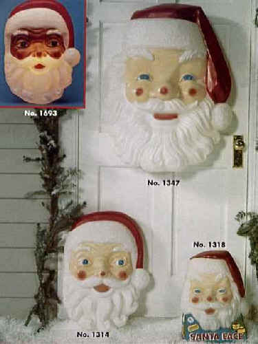 Various Styles of Santa Faces 18 inch - 26 inches
