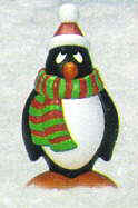 Christmas Penguin  - 28inches High - Illuminated - Item Number EII13585