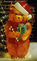 Item Number EII15350 Christmas Teddy Bear - Illuminated.