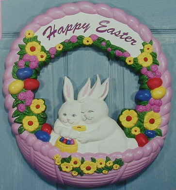 Easter Wreath - NOT Illuminated - Item Number EII55830